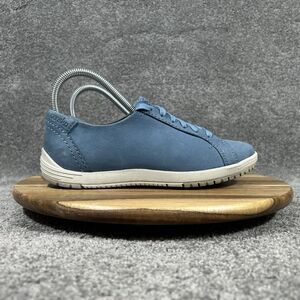 Dansko Leela Women's Sz EU 37 US 6.5 Blue Nubuck Leather Waterproof Shoes Used